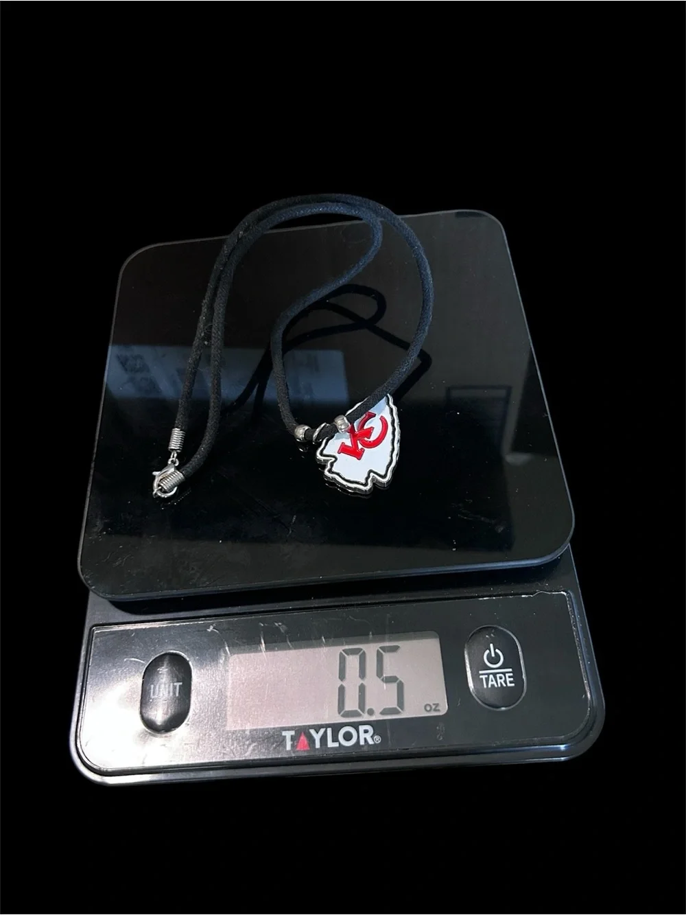 Kansas City Chiefs Arrowhead Pendant Necklace Football Unisex Gameday
